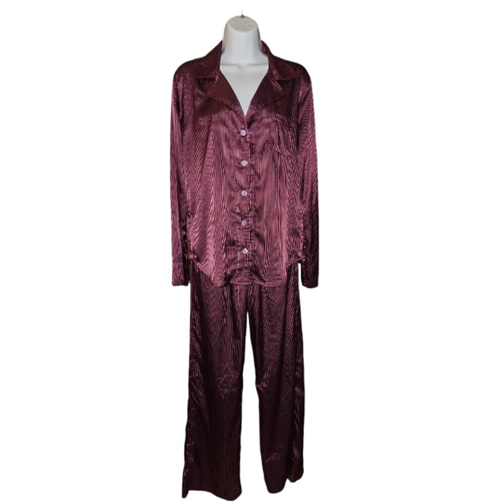 Victoria's Secret - 2 Piece Satin Pajama Set - M - LN